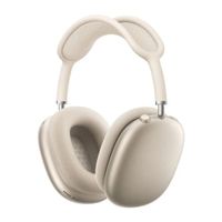 AirPods Max 2 over-ear Bluetooth, cancelación activa de ruido, 9 micrófonos, hasta 20 horas, starlight