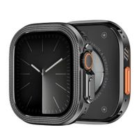 Case Urvoi Military para Apple Watch Ultra, Ultra 2 y Ultra 3, 49 mm, aleación de titanio, negro