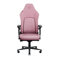 Silla gamer Razer Iskur V2 NewGen, carga máx. 136 kg, con almohadillas, estructura de acero, reclinable hasta 153.5°, quartz rosa