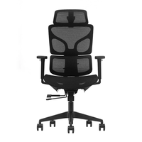 Silla Evox Ultimate C17, carga máx. 150 kg, estructura de poliamida, poliéster e hierro, reclinable, negro