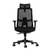 Silla de oficina Evox Ultimate C20, carga máx. 150 kg, reposabrazos, ergonómico, negro