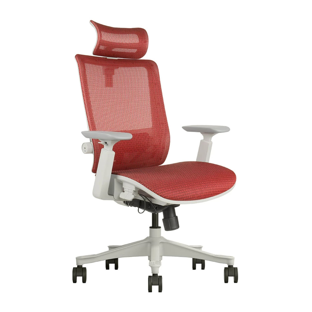 Imagen 2 del producto Silla de oficina Evox Ultimate C20, carga máx. 150 kg, reposabrazos 3D, ergonómico, vino