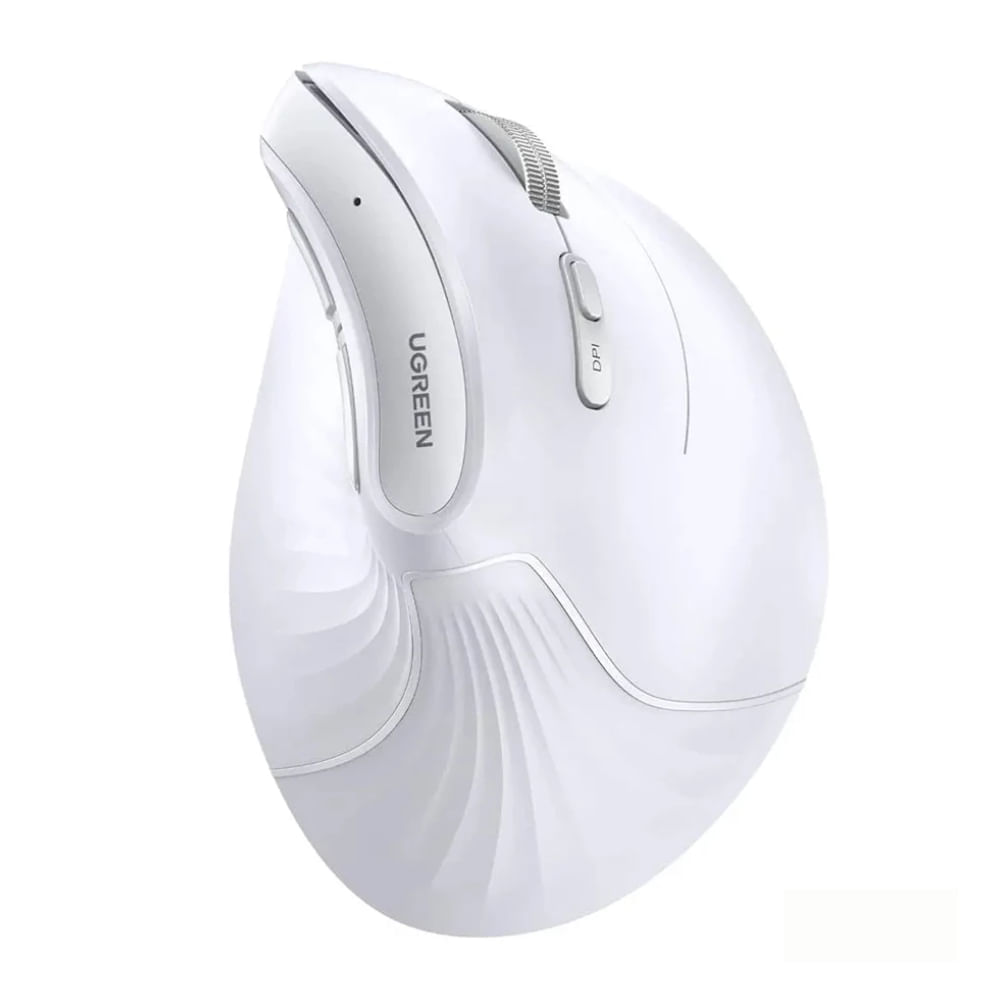 Imagen 2 del producto Mouse inalámbrico Ugreen 45759, Bluetooth y receptor USB, 4000 DPI, 5 botones, negro