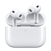 AirPods Pro 3 true wireless, cancelación activa de ruido, Bluetooth 5.3, IP57, hasta 30 horas de reproducción, blanco