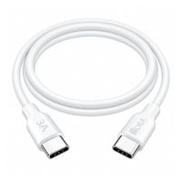 Cable 1Hora USB Tipo-C a USB Tipo-C, 1 m, 60 W, blanco