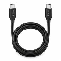 Cable 1Hora USB Tipo-C a USB Tipo-C, 1 m, 60 W, negro