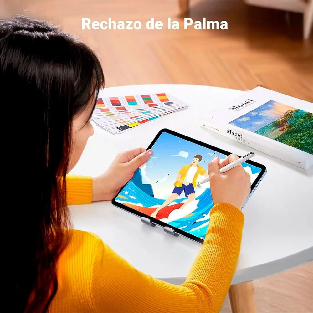 Imagen 2 del producto Lápiz digital para iPad Ugreen, conexión Bluetooth, carga USB Tipo-C, blanco