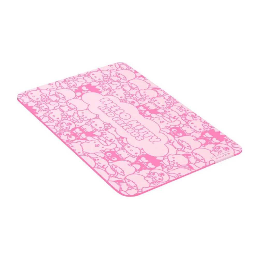 Imagen 2 del producto Mouse pad Razer Gigantus V2 Medium Hello Kitty and Friends Edition, 27.5 x 36 cm, superficie de tela microtejida, antideslizante, rosa