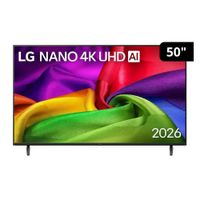 Smart TV LG 50"" 4K Ultra HD, NanoCell, sistema webOS integrado, 50NU800BPSC, 2026