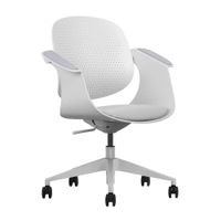 Silla Evox Ultimate F2G, carga máxima 150 kg, con almohadillas de PU, estructura de poliamida y metal, reclinable, gris