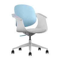 Silla Evox Ultimate F2G, carga máxima 150 kg, con almohadillas de PU, estructura de poliamida y metal, reclinable, turquesa