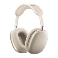 AirPods Max 2 over ear, cancelación activa de ruido, bluetooth 5.3, hasta 20 horas de reproducción, starlight
