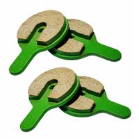 Kit de 4 pastillas de freno paleta, 22mm x 32mm, para scooter eléctrico, alto rendimiento, durabilidad