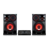 Equipo de sonido LG XBOOM CL98, Bluetooth, USB, Radio FM, control remoto, negro