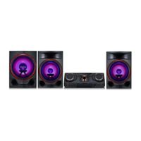 Equipo de sonido LG XBOOM CL88, Bluetooth, USB, Radio FM, control remoto, negro
