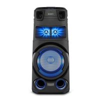 Parlante de torre Bluetooth Sony MHC-V73D, 1440 W, Bluetooth 4.2, iluminación LED, negro