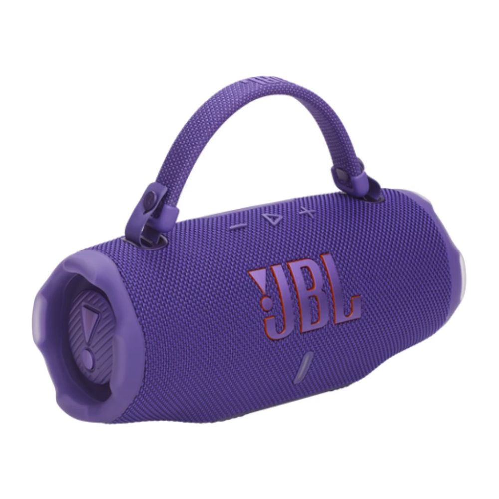 Imagen 2 del producto Parlante Bluetooth JBL Charge 6, 45 W RMS, resistente al agua IP67, hasta 28 horas de reproducción, morado