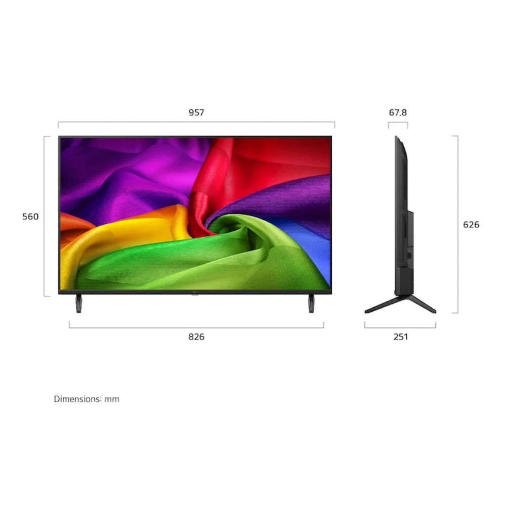 Imagen 2 del producto Smart TV LG 43"" 4K Ultra HD, NanoCell, sistema webOS integrado, 43NU800BPSC, 2026