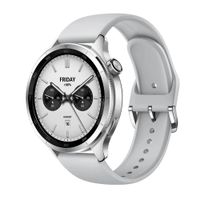 Smartwatch Xiaomi Watch S4 46 mm, pantalla AMOLED de 1.43 pulgadas, GPS, llamadas bluetooth, 32 GB, plata