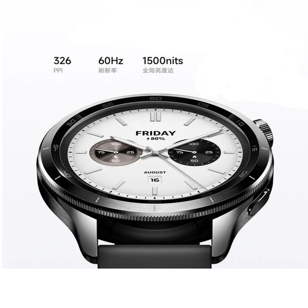 Imagen 2 del producto Smartwatch Xiaomi Watch S4 46 mm, pantalla AMOLED de 1.43 pulgadas, GPS, llamadas bluetooth, 32 GB, plata