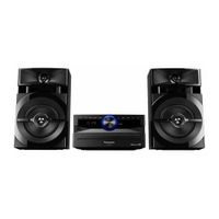 Equipo de sonido Panasonic SC-AKX110, Bluetooth, USB, radio FM, control remoto, negro
