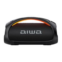 Parlante Bluetooth Aiwa Boombox AWS544BT, 110 W RMS, resistente al agua IPX6, hasta 6.5 horas de reproducción, negro