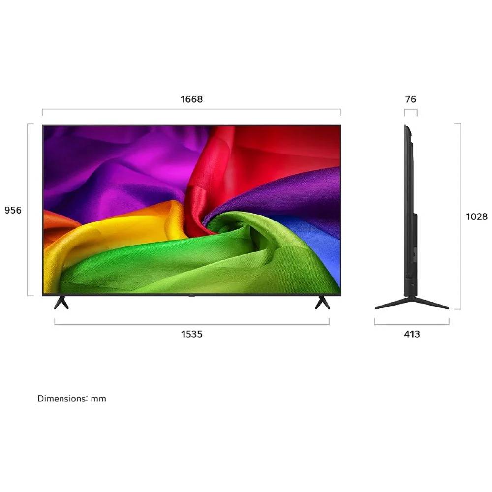 Imagen 2 del producto Smart TV LG 75"", 4K Ultra HD, NanoCell, sistema webOS integrado, 75NU800BPSB, 2026