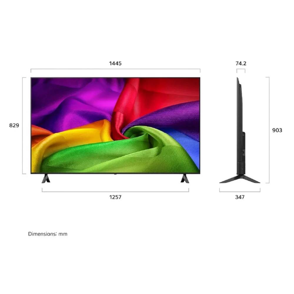 Imagen 2 del producto Smart TV LG 65"", 4K Ultra HD, NanoCell, sistema webOS integrado, 65NU800BPSB, 2026