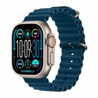 Smartwatch Syshop i10 Ultra Max talla S/M, pantalla táctil 2.19"", Bluetooth 5.3, IP67, 24 a 48 horas, azul