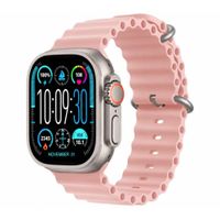 Smartwatch Syshop i10 Ultra Max talla S/M, pantalla táctil 2.19"", Bluetooth 5.3, IP67, 24 a 48 horas, rosa