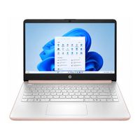 Laptop HP 14-dq6105dx 14"", Intel N150, 128 GB UFS, 4 GB RAM, Windows 11 Home, rosa dorado pálido