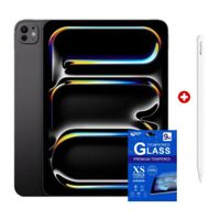 iPad Pro 13"" 8.ª Gen Apple, 512 GB, 12 GB RAM, cámara principal y frontal 12 MP, batería 10290 mAh, chip M5, space black + Pencil Pro + mica