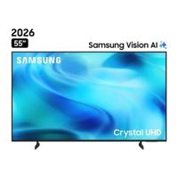 Smart TV Samsung 55"", 4K UHD, 3840 x 2160 píxeles, Crystal UHD, Tizen integrado, U8000H, 2026