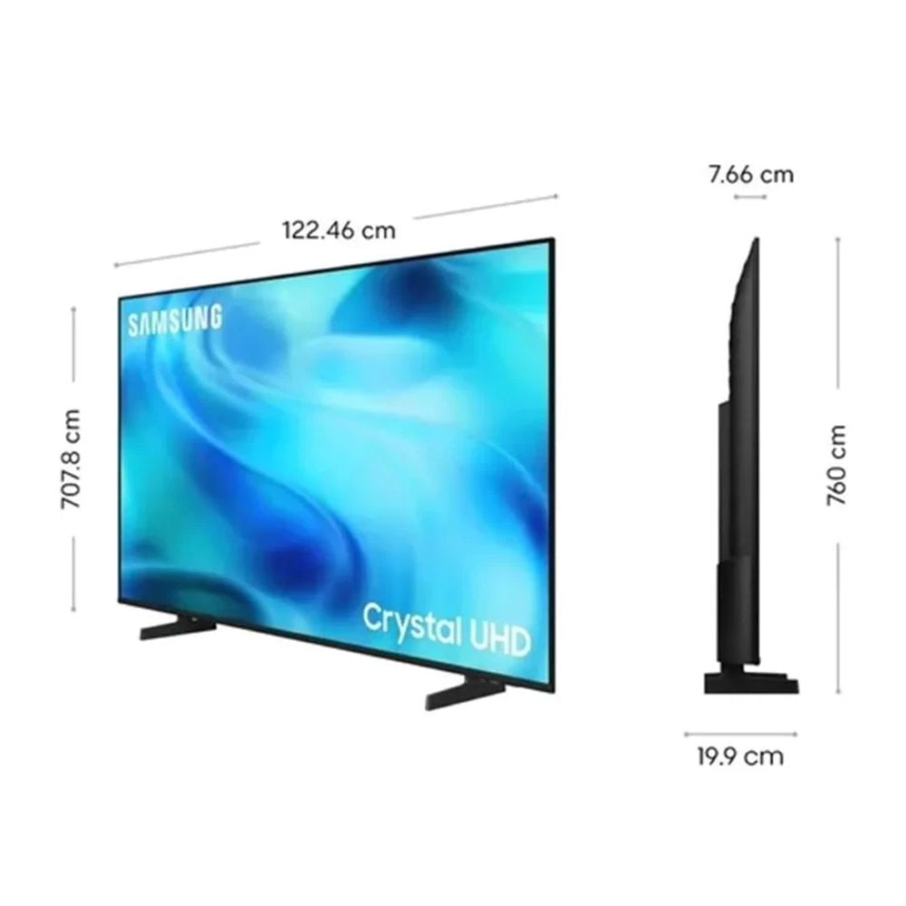 Imagen 2 del producto Smart TV Samsung 55"", 4K UHD, 3840 x 2160 píxeles, Crystal UHD, Tizen integrado, U8000H, 2026