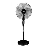Ventilador de pedestal Bossko BK-8459VN de 18 pulgadas, 50 W, 3 velocidades, temporizador, negro