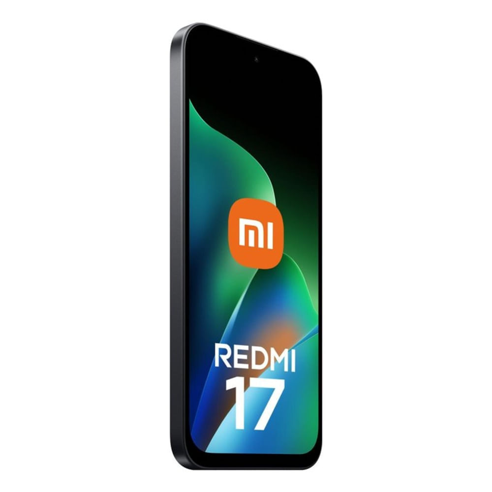 Imagen 2 del producto Xiaomi Redmi 17 4G, 128GB, 4GB RAM, cámara posterior de 50MP y frontal de 8MP, negro