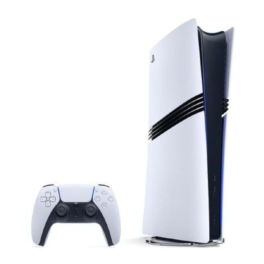 Imagen 2 del producto Consola Sony PlayStation 5 Pro, 2 TB SSD, lectora de discos y mando inalámbrico DualSense, blanco