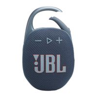 Parlante Bluetooth JBL Clip 5, 7 W RMS, resistente al agua IP67, hasta 15 horas de reproducción, azul