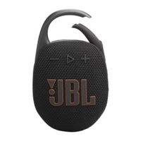 Parlante Bluetooth JBL Clip 5, 7 W RMS, resistente al agua IP67, hasta 15 horas de reproducción, negro