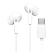 Audífonos Izuum DEP2413, in ear, USB Tipo C, con micrófono y control de volumen, blanco