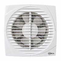 Extractor de aire para baño Sodeca EDMF-150, cobertura de 7 m2, 20 W, IP34, blanco