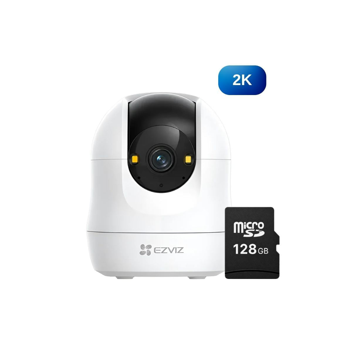 Imagen 2 del producto Cámara de seguridad EZVIZ C6N G1, Wi-Fi, 2K, giro de 350 grados, microSD 128 GB, blanco