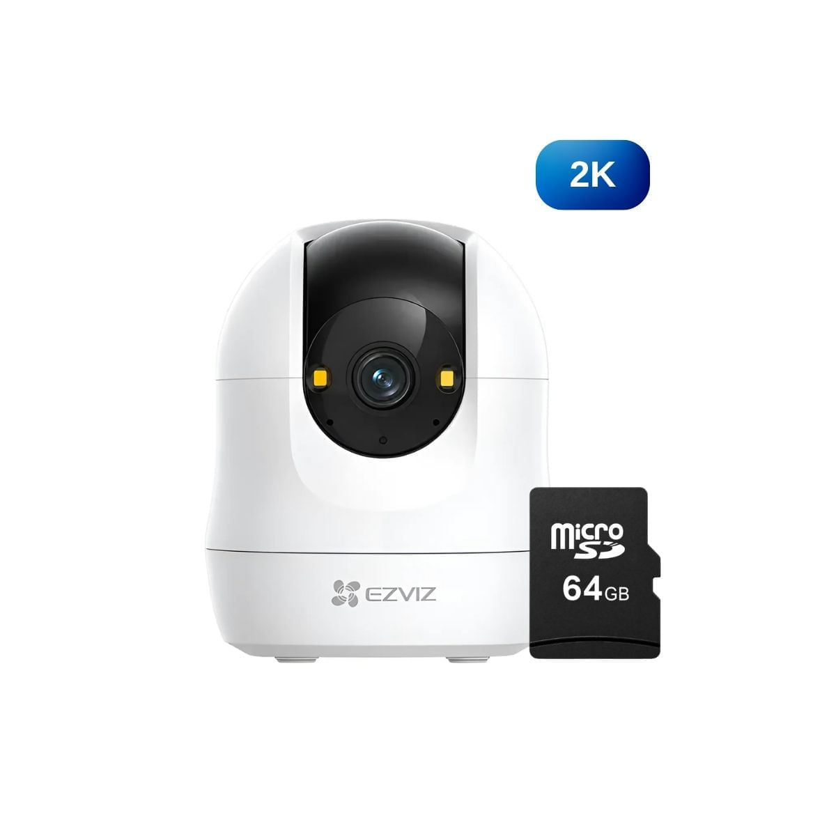 Imagen 2 del producto Cámara de seguridad EZVIZ C6N G1, WiFi, 2K, giro de 350 grados, microSD 64 GB, blanco