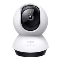 Cámara de seguridad Wi-Fi 360° Tapo C220 2K, visión panorámica, audio bidireccional, blanco
