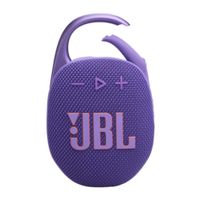Parlante JBL Clip 5, Bluetooth 5.3, 7 W RMS, hasta 15 horas, morado