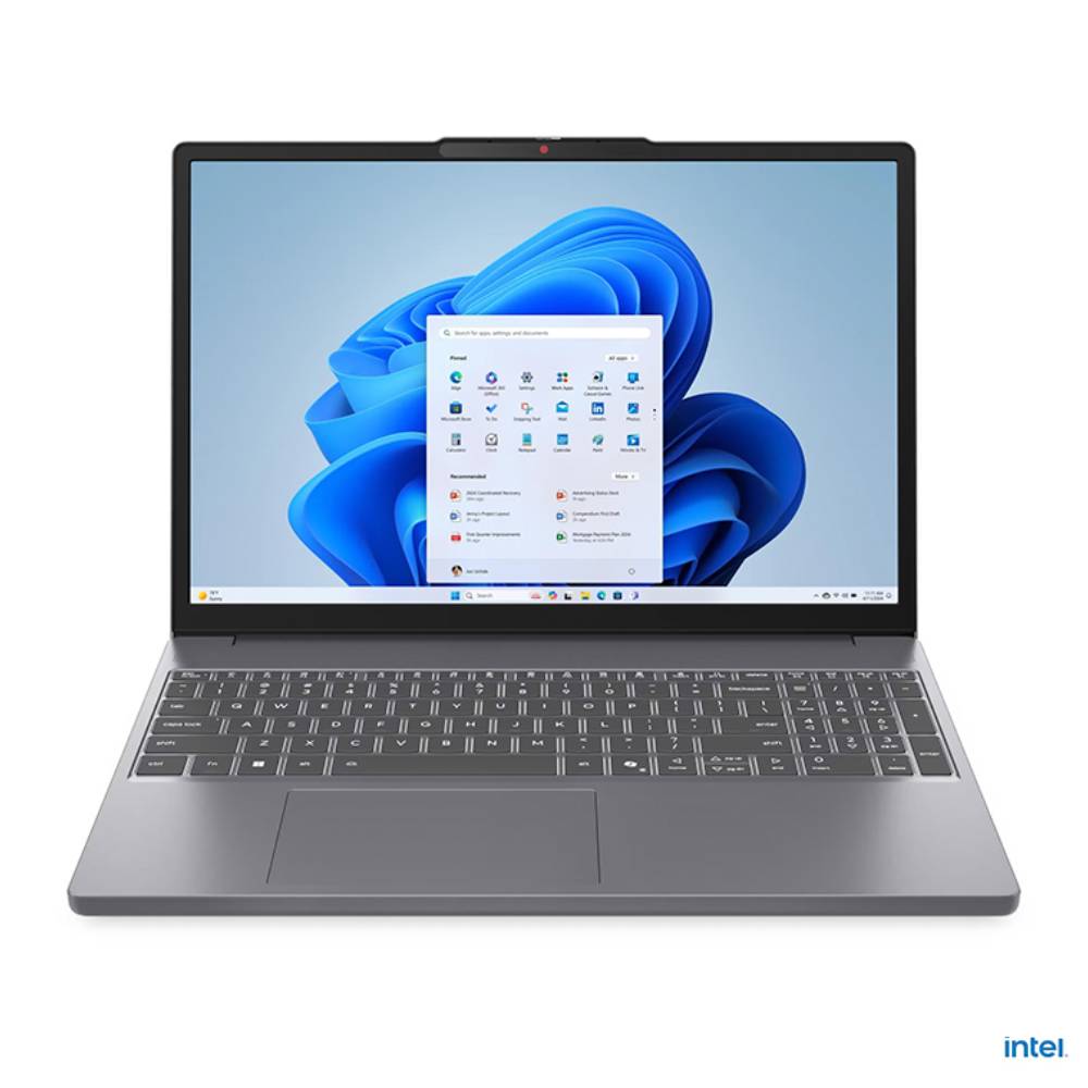 Imagen 2 del producto Laptop Lenovo IdeaPad Slim 3 15IRH10 15.3"", Intel Core i5-13420H, 512 GB SSD, 8GB RAM, sin Sistema Operativo, luna grey + Mochila