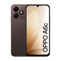 Oppo A6C 4G, 128 GB, 4 GB RAM, cámara principal de 13 MP y frontal de 5 MP, café