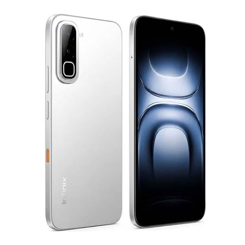 Imagen 2 del producto Infinix Hot 70 4G, 128 GB, 4 GB RAM, cámara principal de 50 MP y frontal de 8 MP, plateado