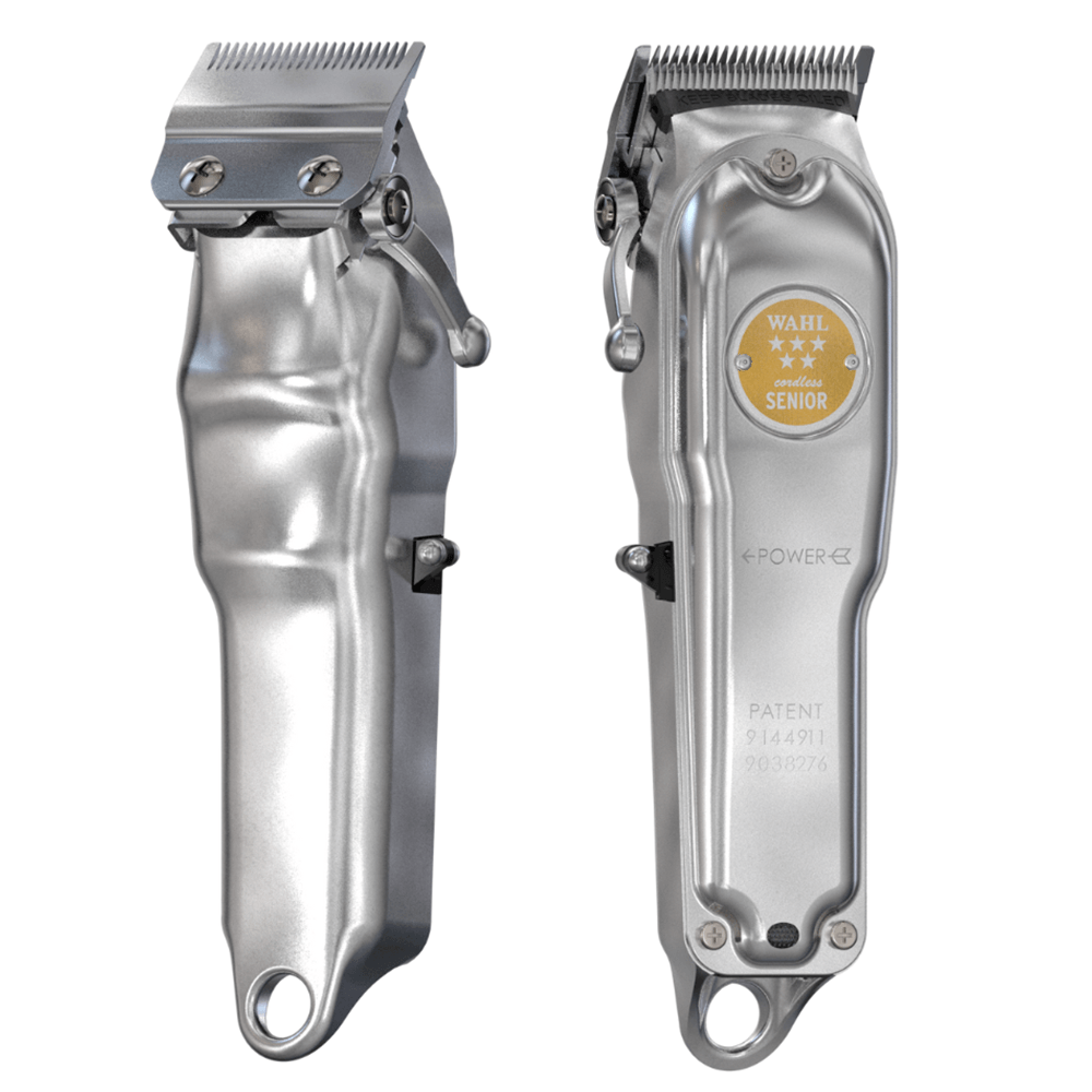 Imagen 2 del producto Cortadora de cabello profesional Wahl Cordless Senior Metal Edition, inalámbrica, 7000 RPM, carcasa de metal, gris
