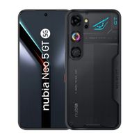 Celular ZTE Nubia Neo 5 GT 5G, 256 GB, 8 GB RAM + 12 GB RAM virtual, gaming, negro